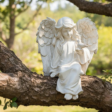 Guardian Angel Garden Statue