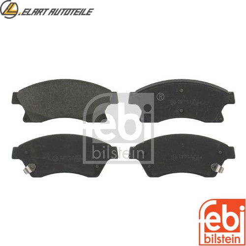 Brake pad set disc - , 16789