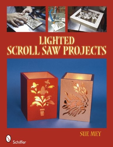 Lighted scroll saw projects - scroll, by
