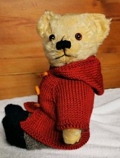 Hand knitted teddy bear