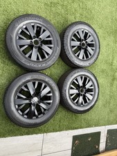 VW Transporter T5 T5.1 T6 T6.1  16" Black Alloy Wheels and 215/65 16 Tyres