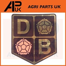 David Brown Tractor Sticker Decal Badge Bonnet Nose Cone Emblem DB 990 995 996