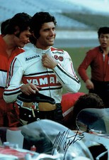 Giacomo AGOSTINI Autograph SIGNED 12x8 Photo Italian TT WINNER + COA