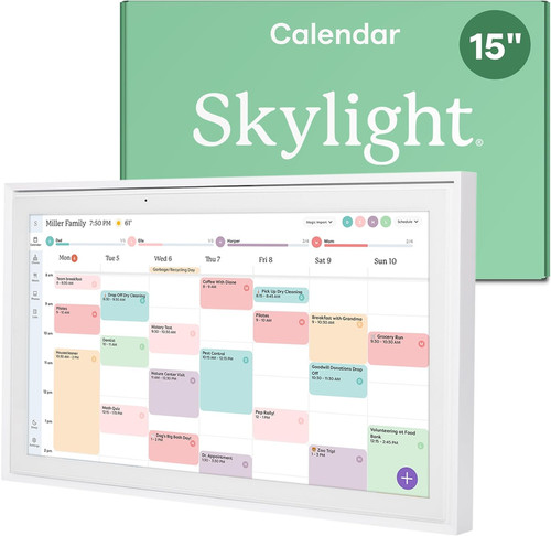 Skylight digital calendar - 15",