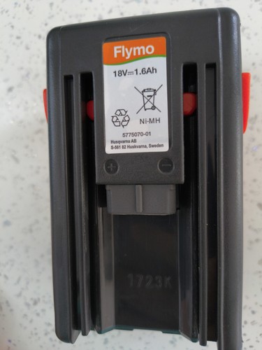 Flymo 18v 6ah battery - flymo,