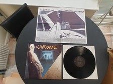 CHROME - HALF MACHINE LIP MOVES 1979 US PRESS 12" VINYL RECORD LP + POSTER EX
