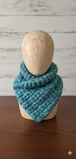 Luxurious Teal Crochet Cowl