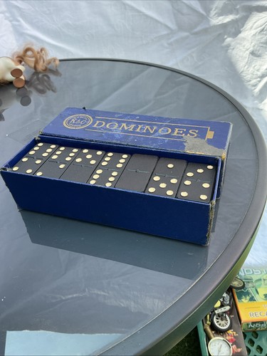 Vintage dominoes mde - by, k&c