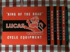 Lucas Cycle Equiptment Catalogue. Vintage Leaflet. Nice Item.