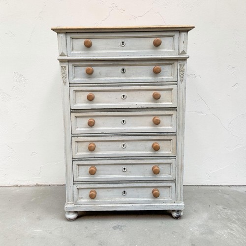 Antique pine painted - pine, tallboy