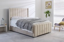 Bed Frame Plush Velvet Fiona