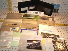 Mercedes 1995 R129 SL500 SL600 Owner's Manuals 1 set of 17 & Leather OEM 1 Case