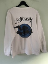Vintage White Stussy Graphic
