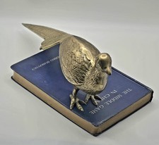 Vintage Brass Pheasant Bird
