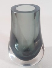 Vintage Mid Century Whitefriars 9496 (1956-64) Indigo? Cased 13cm Glass Vase