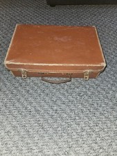 Vintage Small Brown Suitcase