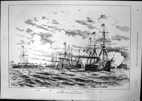 Old print french - old,