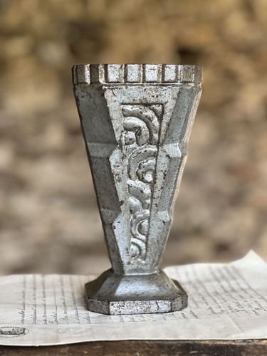 Vintage french cast iron - iron, urn