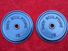 Cast Iron Weight Plates 2x 15