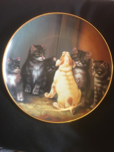 Franklin mint plate singing - franklin,