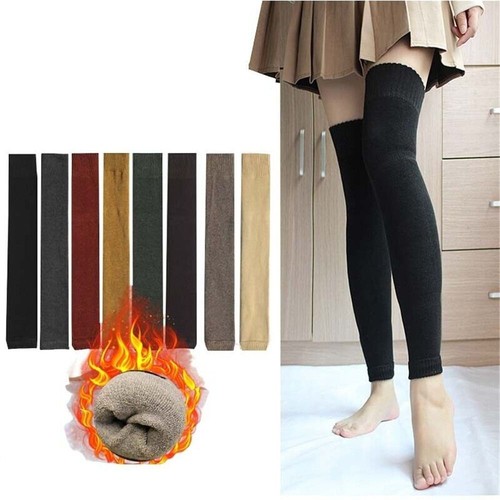 Warm knitted knee high leg - knee,