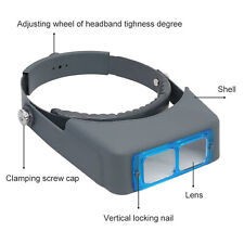 Optivisor Lens Head Magnifier Glasses Magnifying Visor Glass Headband Lenses UK