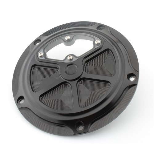 Black motorcycle derby cover - black,