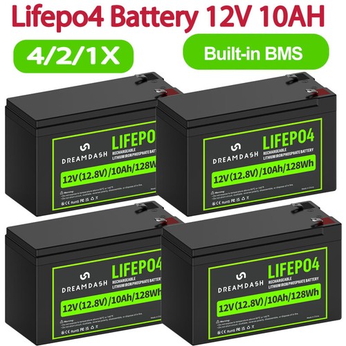 12v 10ah lifepo4 - 12v, battery