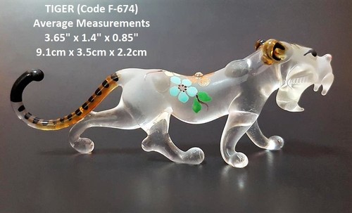 Limited edition glass tiger - edition,