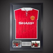 Framed 1994 Manchester United Shirt Signed By Eric Cantona £299