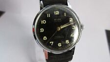 Vintage German WW2 MILES Military Army INCABOLIC Waterproof Watch 17 Rubies 