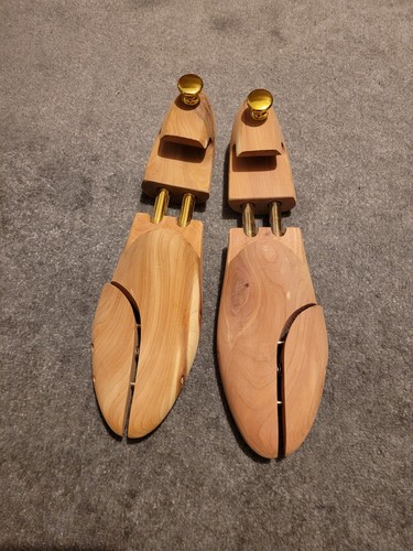 Cedar wood shoe trees - shoe, trees,