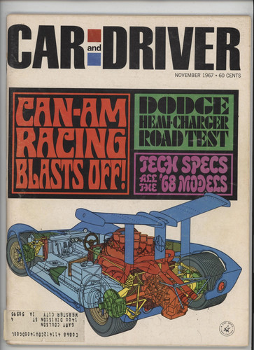 Car and driver november 1967 - and,