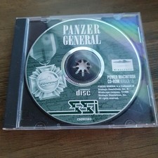 Panzer General CD-ROM  Original Rare WWII Strategy Mindscape Macintosh