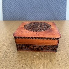 Wooden Lidded Box Rosewood