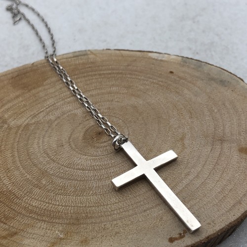 Antique sterling cross - antique, hg&s