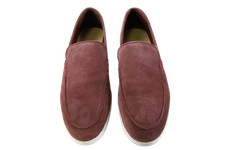 Moss men suede loafers dusty - moss,