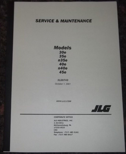 Jlg 30e 35e - 30e, n35e