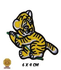 Tiger Patch Iron Sew On Clothes Bag Embroidered Badge Animal Embroidery Applique