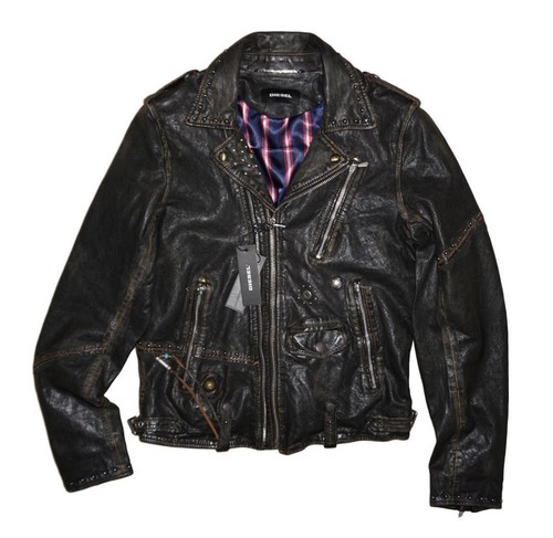 Diesel state leather jacket - l-state,