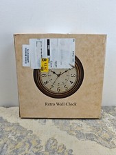 Wall Clock Vintage Wall Clocks for Living Room Accessories, 30CM Silent Wall Clo