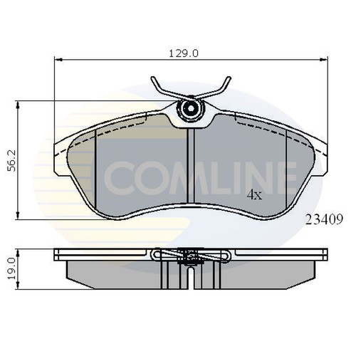 Brake pads set for citroen - brake,