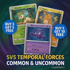 Pokémon TCG Temporal Forces Common & Uncommon – Choose Your Card - Mint/NM