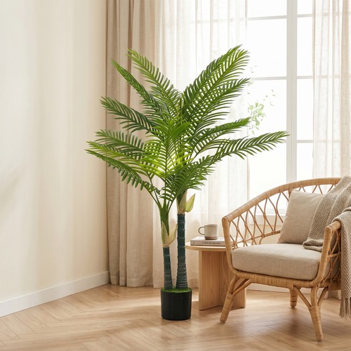Homcom 150cm artificial - artificial, palm