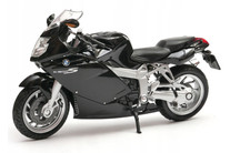 BMW K1200S Germany Sports Motorcycle Bike Model Toy Diecast 1:18 Scale Welly