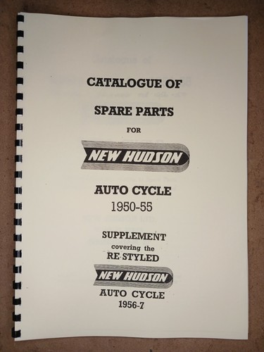 New hudson auto - auto-cycle, parts