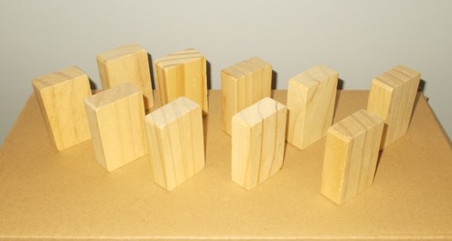 Wooden train track bridge - 10,