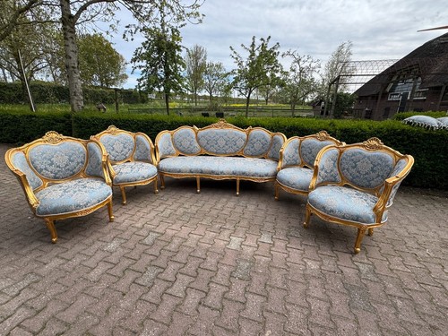 Sofa set french louis xvi - xvi, gold