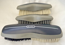 3 Wahl Horse Grooming Brushes - Rubber curry - Combo body - Face brush - New