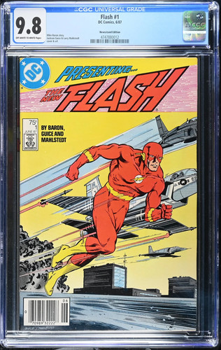 Flash newsstand edition - newsstand, cgc